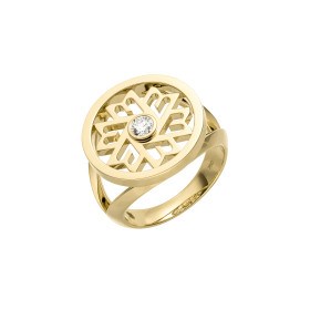 Gelbgold, Ringe, Danuvina Mill River Ring 25-MB009R-B1 GG